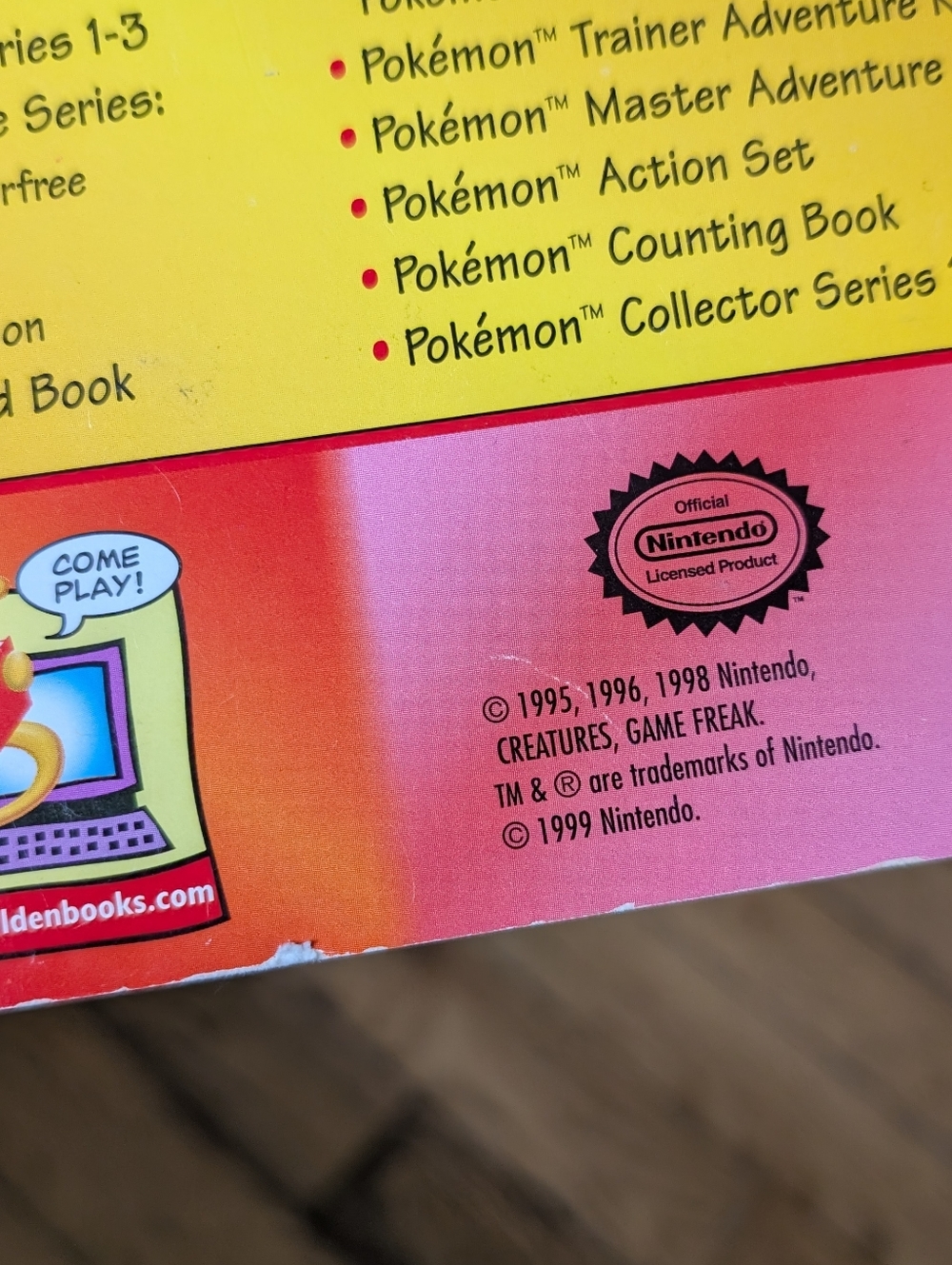 GUC 1999 Pokémon Counting Book *B15 - Picture 6 of 10